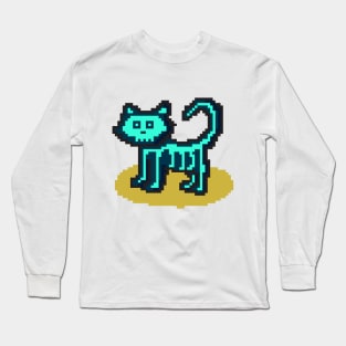 skeleton cat Long Sleeve T-Shirt